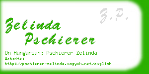 zelinda pschierer business card